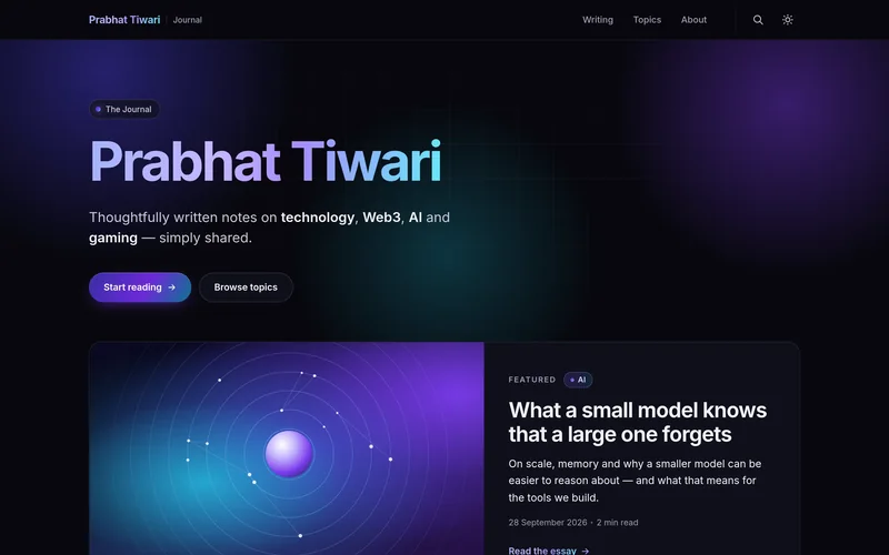 The Journal — Relaunched publication