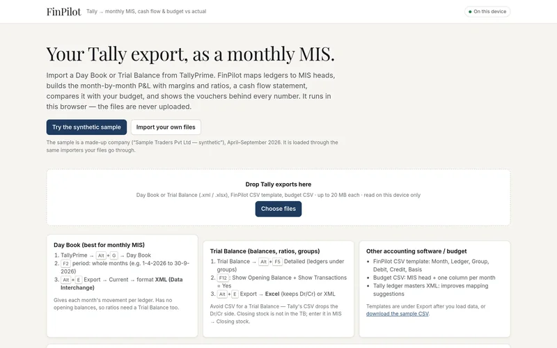 FinPilot — finpilot.prabhattiwari.in