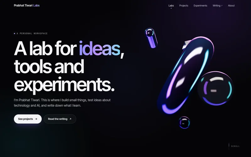 Labs — 3D workspace, rebuilt