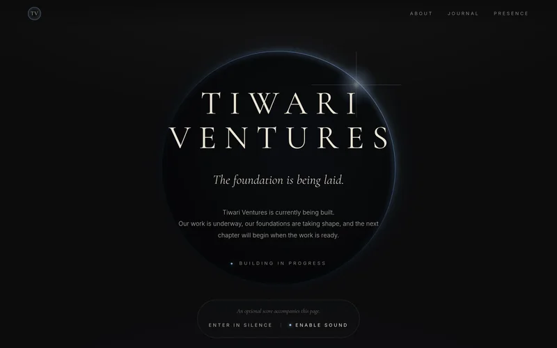 Tiwari Ventures — tiwariventures.com